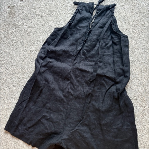 Not Perfect Linen custom Coco Romper - Picture 2 of 6